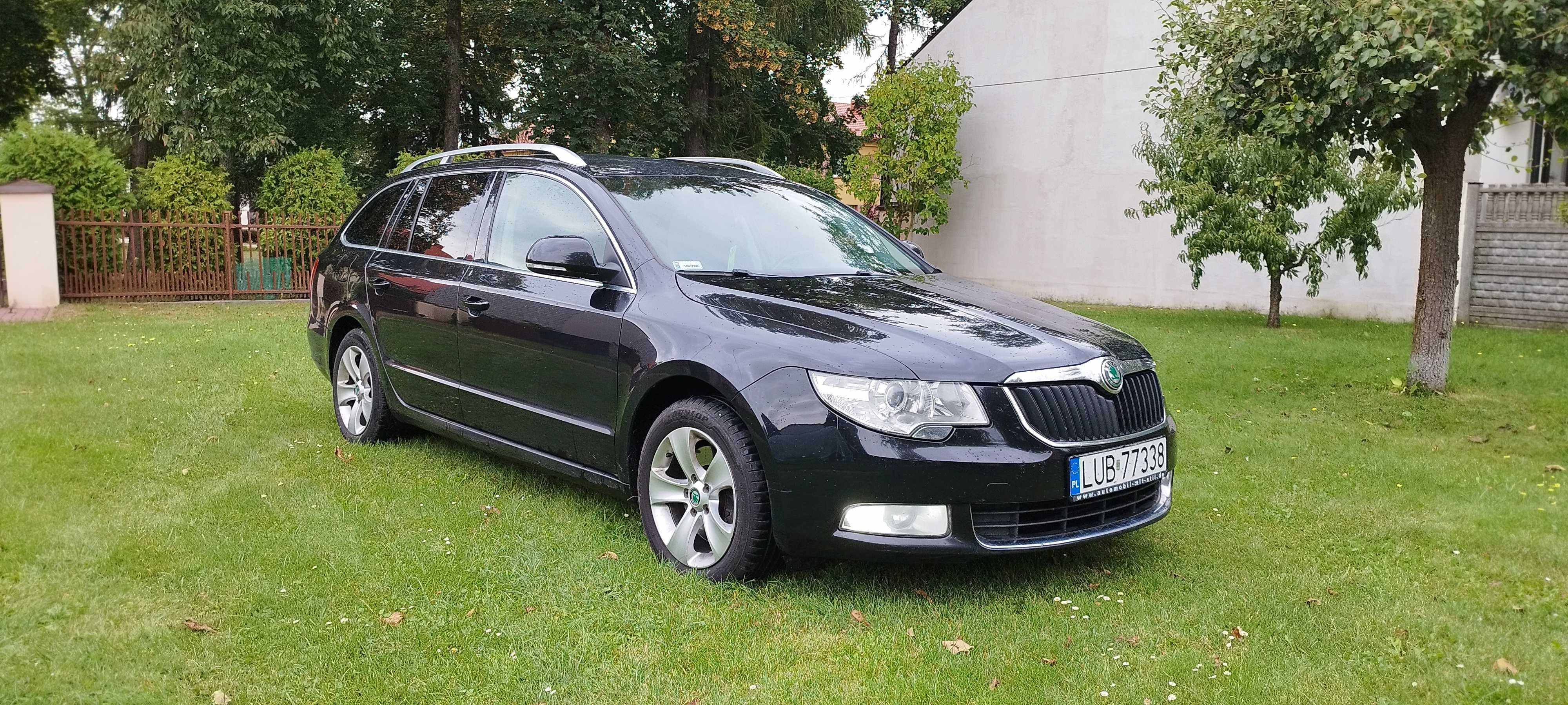 Skoda Superb 2.0 TDI 170km Świeze OC i PT Hak Bogata Wersja Duze Kombi