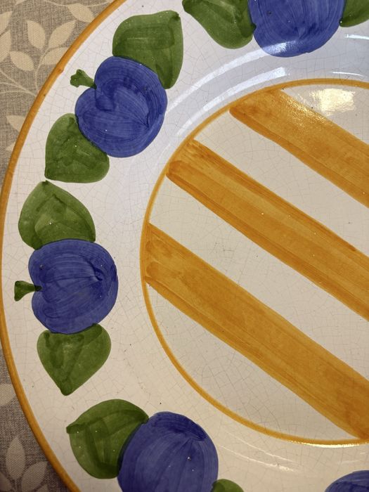 Prato/fruteita alentejano pintado à mao