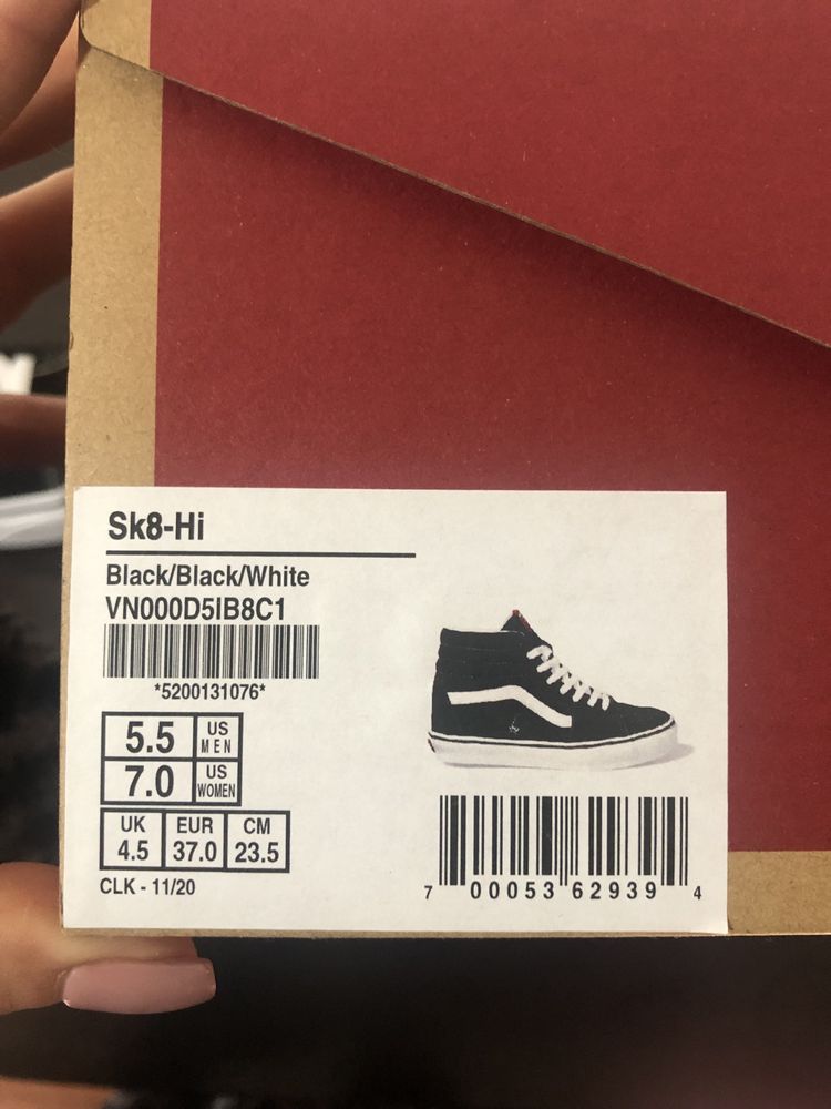 Vans sk8-Hi novas