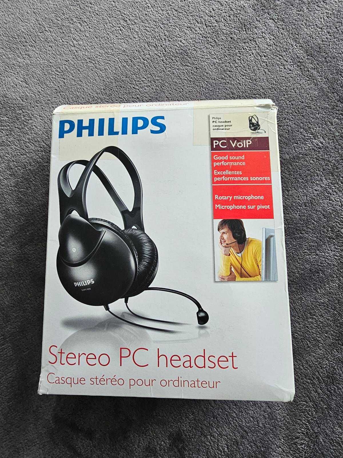 Zestaw słuchawkowy - słuchawki PHILIPS SHM1900  - headset.