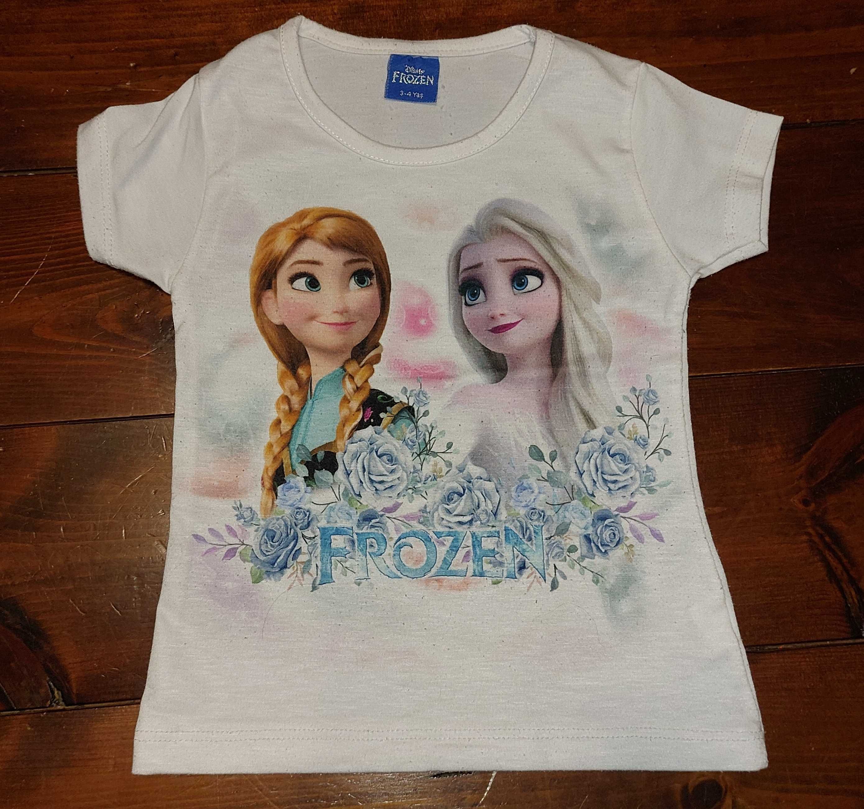 Frozen, T-shirt dziewczęcy, rozmiar 98/104