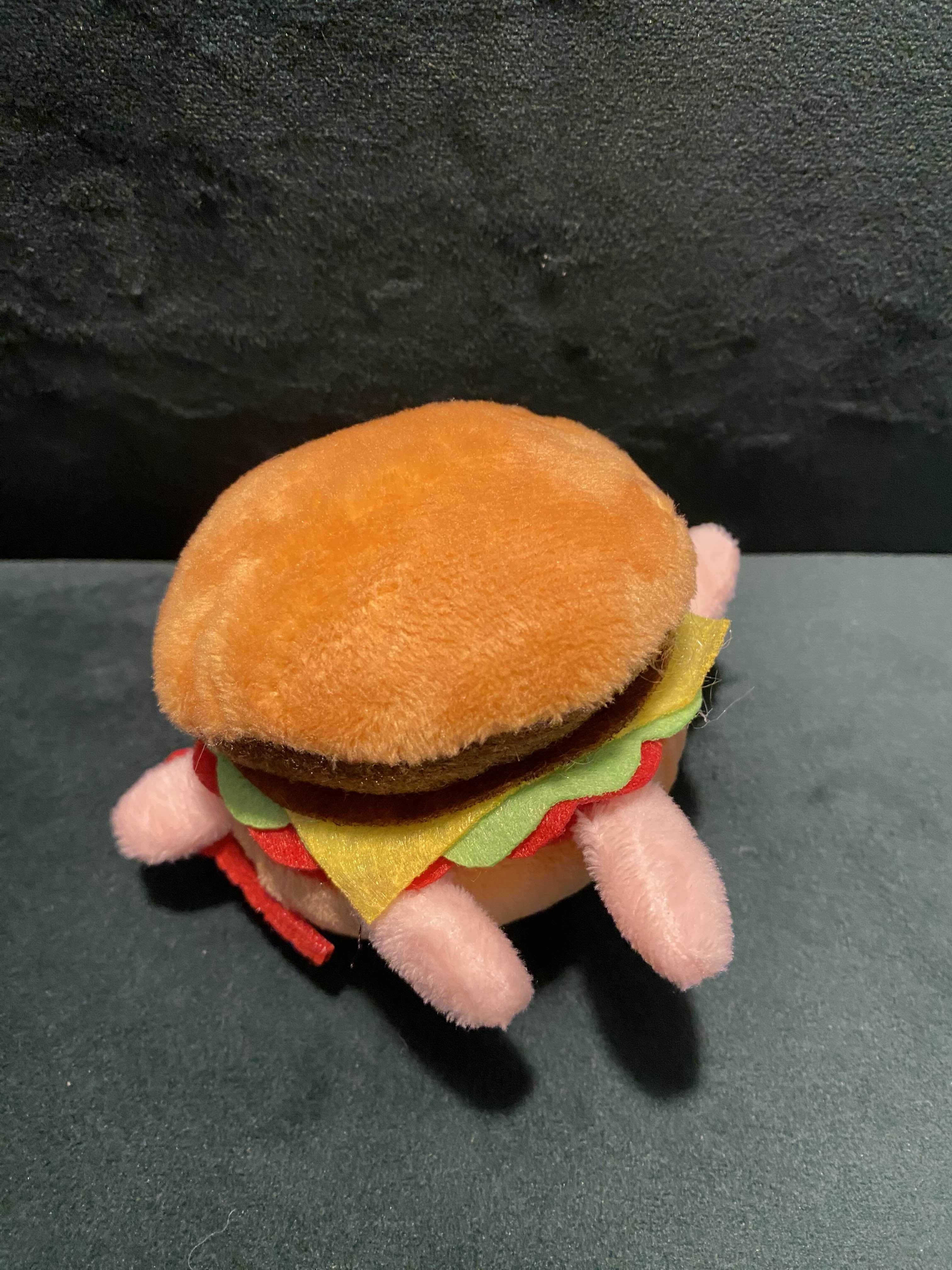 Uroczy Pluszak maskotka Chleb Hamburger Hamburgerek brelok 8cm