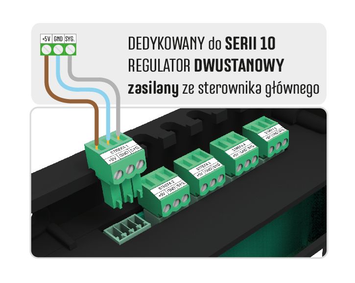 R-10z regulator pokojowy  do listwy L-10 Tech ostatnie sztuki