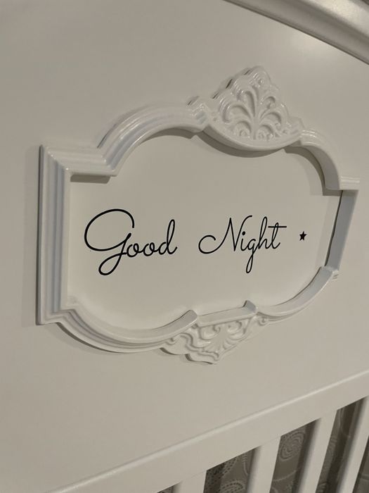 Łóżeczko dziecięce Bellamy Goodnight SNOW białe 140x70 z funkcja sofy