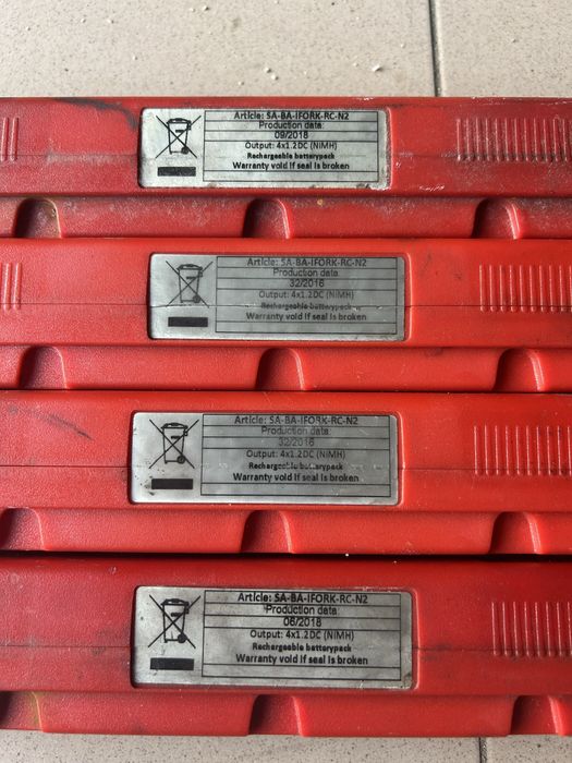 Bateria zasilająca RAVAS SA-BA iFork RC-N2 – 100% sprawna – 4 sztuki