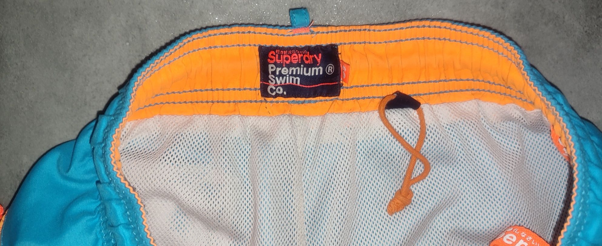 Spodenki Superdry Swim r. S turkusowe