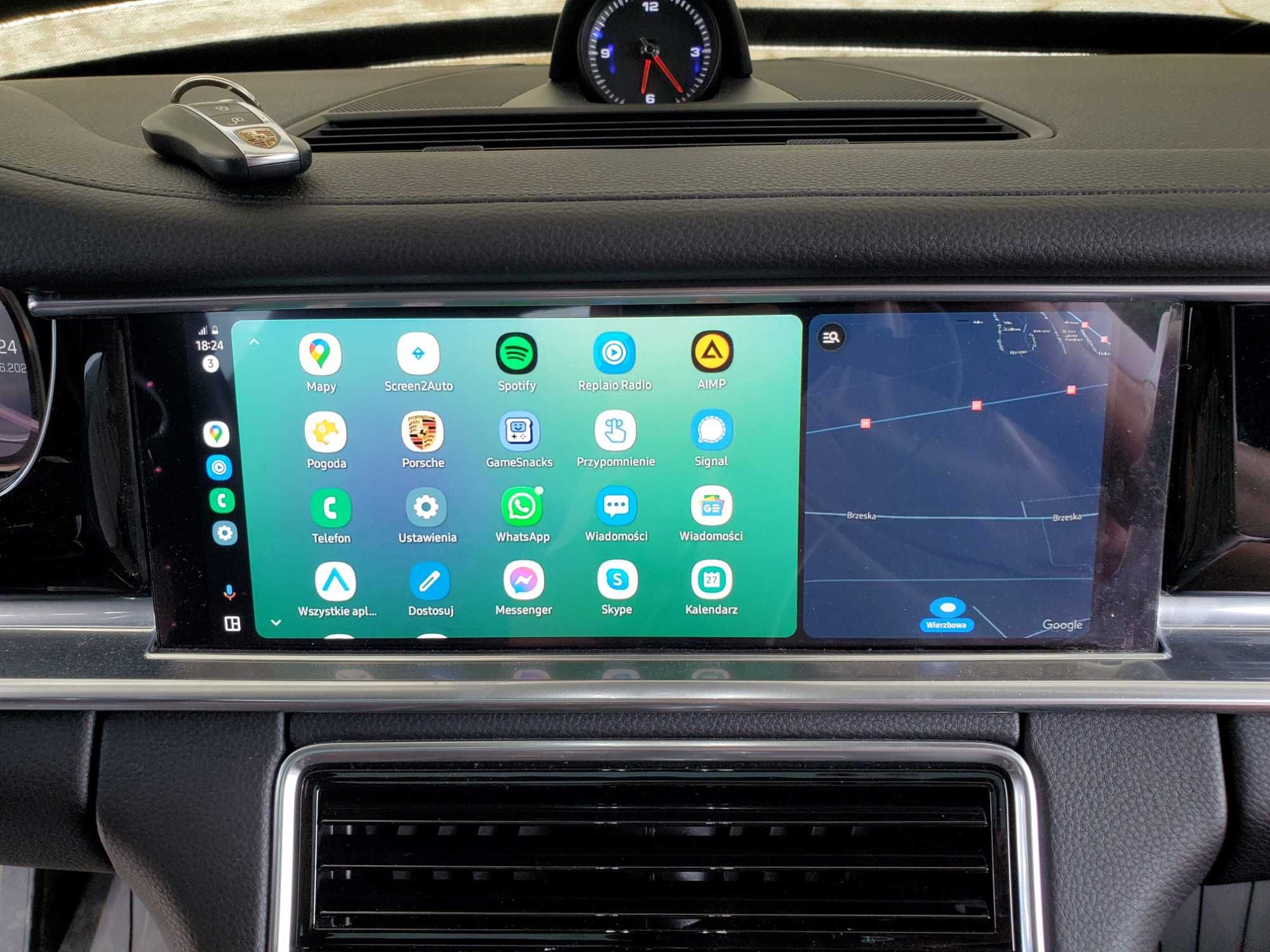 PORSCHE Aktywacja CARPLAY Android Auto NAWIGACJA Polskie Menu US-EU