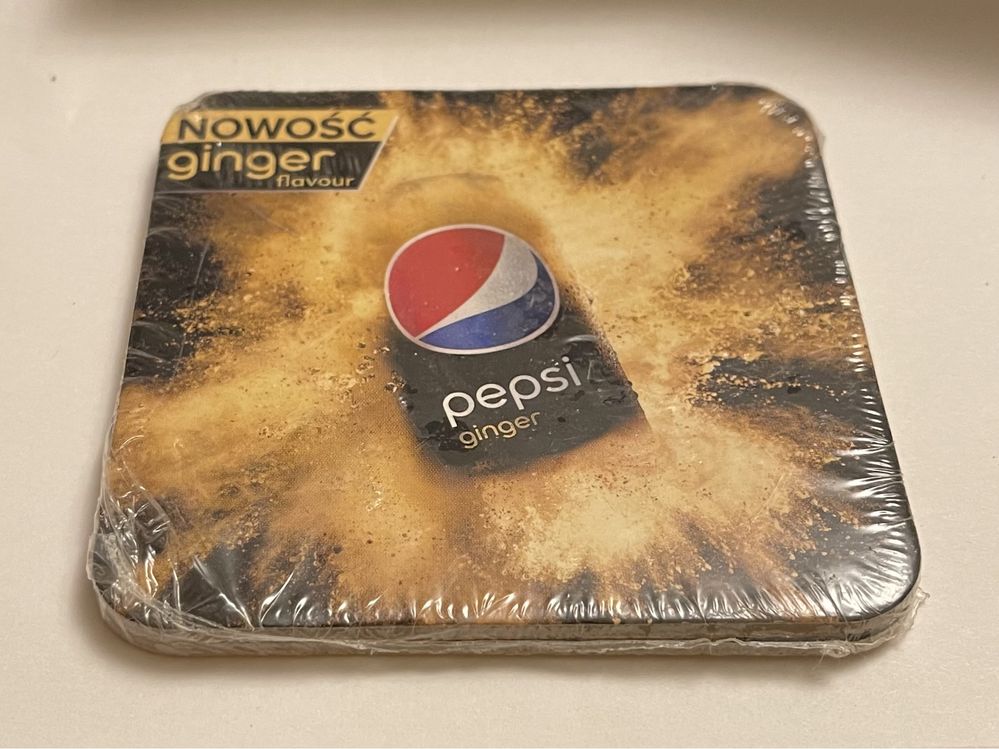 Podstawki podkładki korkowe Pepsi ginger kolekcjonerskie