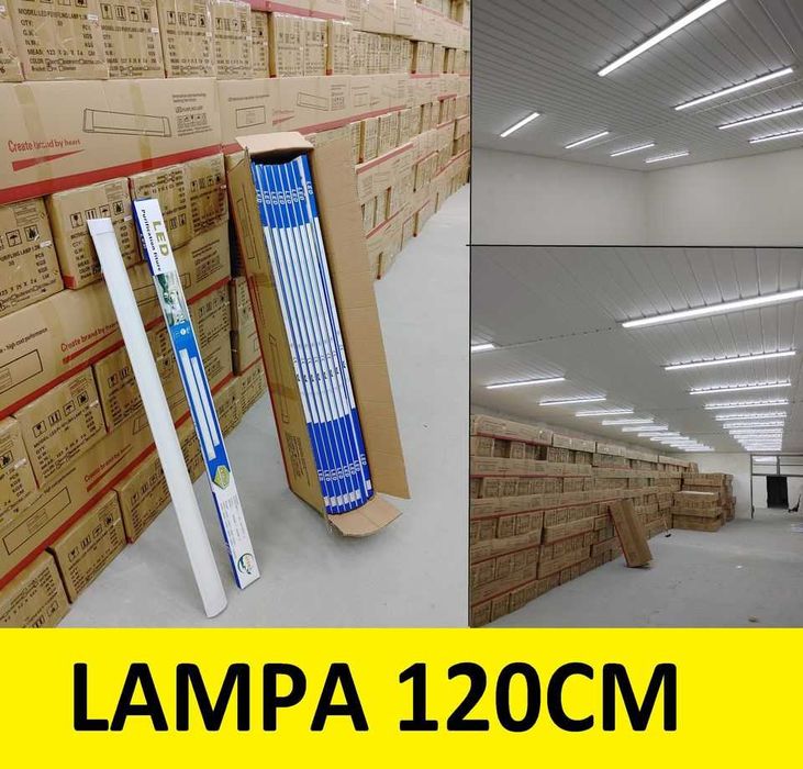 Lampa Led Garażowa Panel Świetlówka 120 cm Barwa zimna lub Neutralna