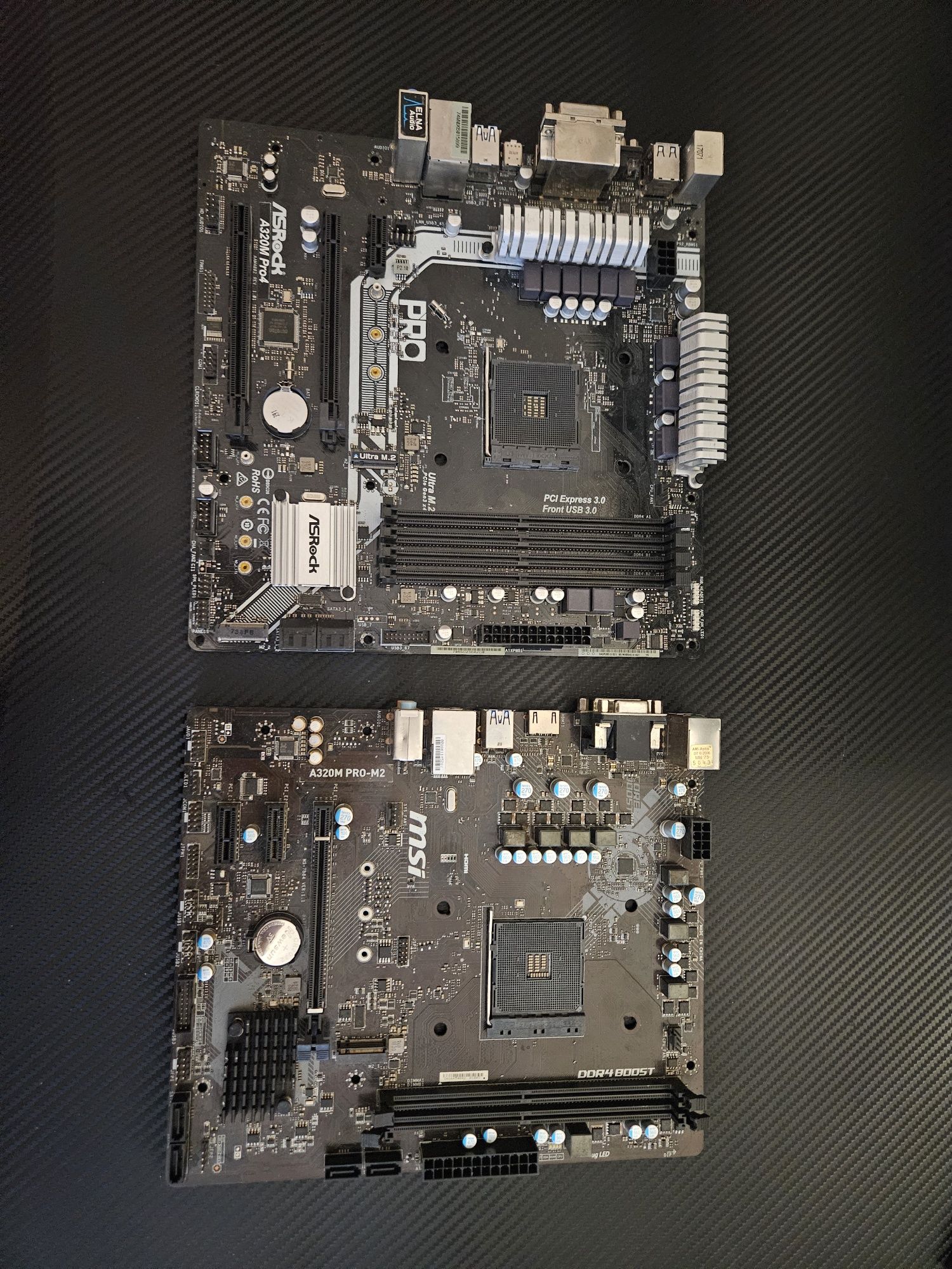 Материнські плати MSI | Asrock A320 AM4 DDR4 2шт.