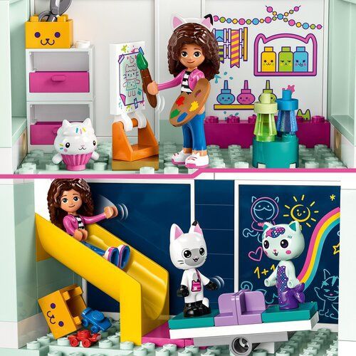 lego, koci domek Gabi, 10788, Gabby's Dollhouse, klocki, domek, kotki