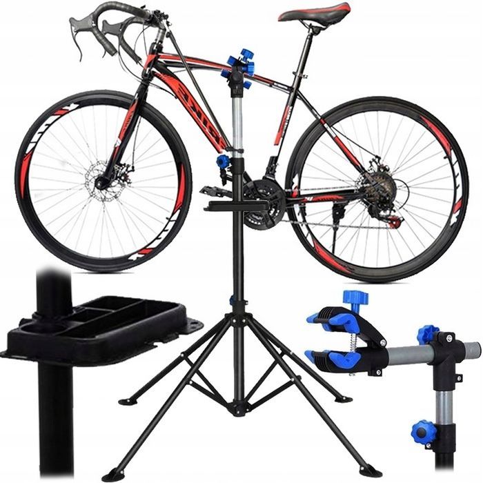 Duży Stojak Statyw Uchwyt Na Rower Serwisowy Wieszak Rowerowy 30Kg