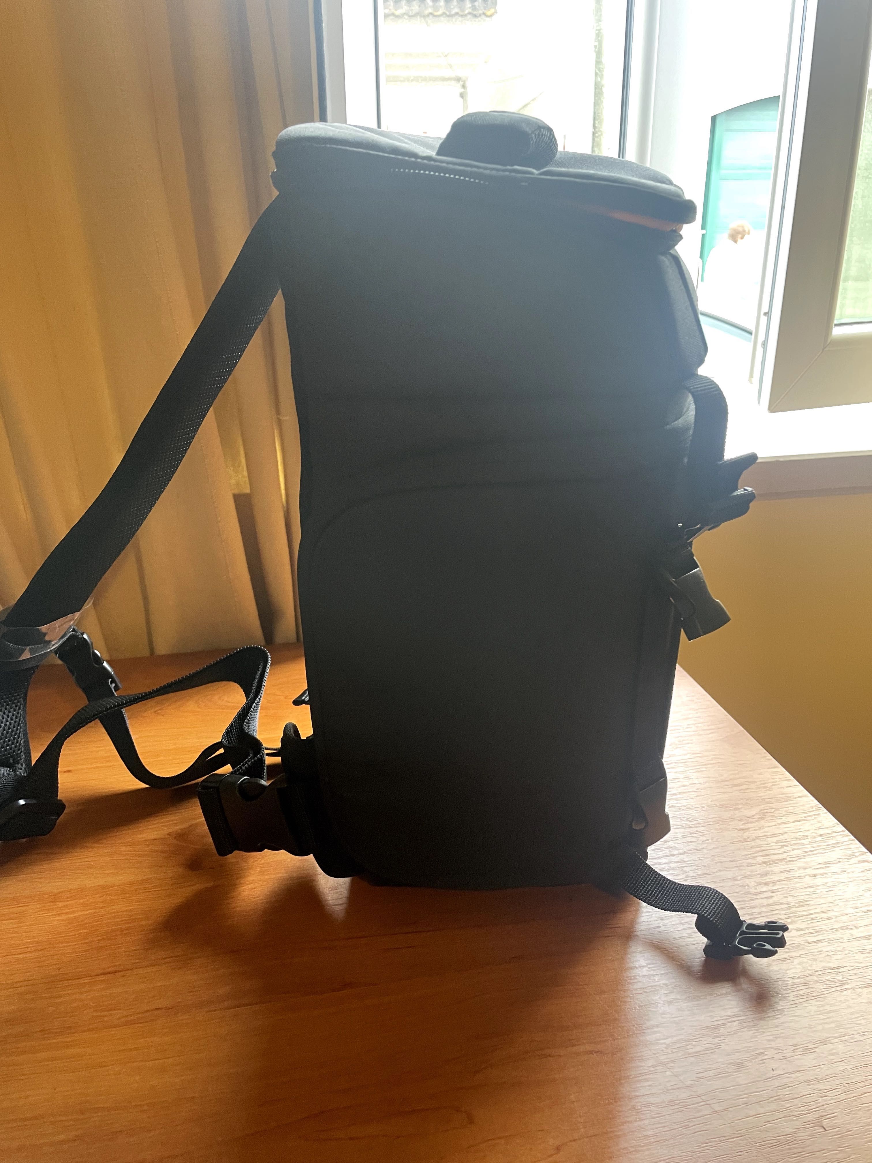 mochila maquina fotografica