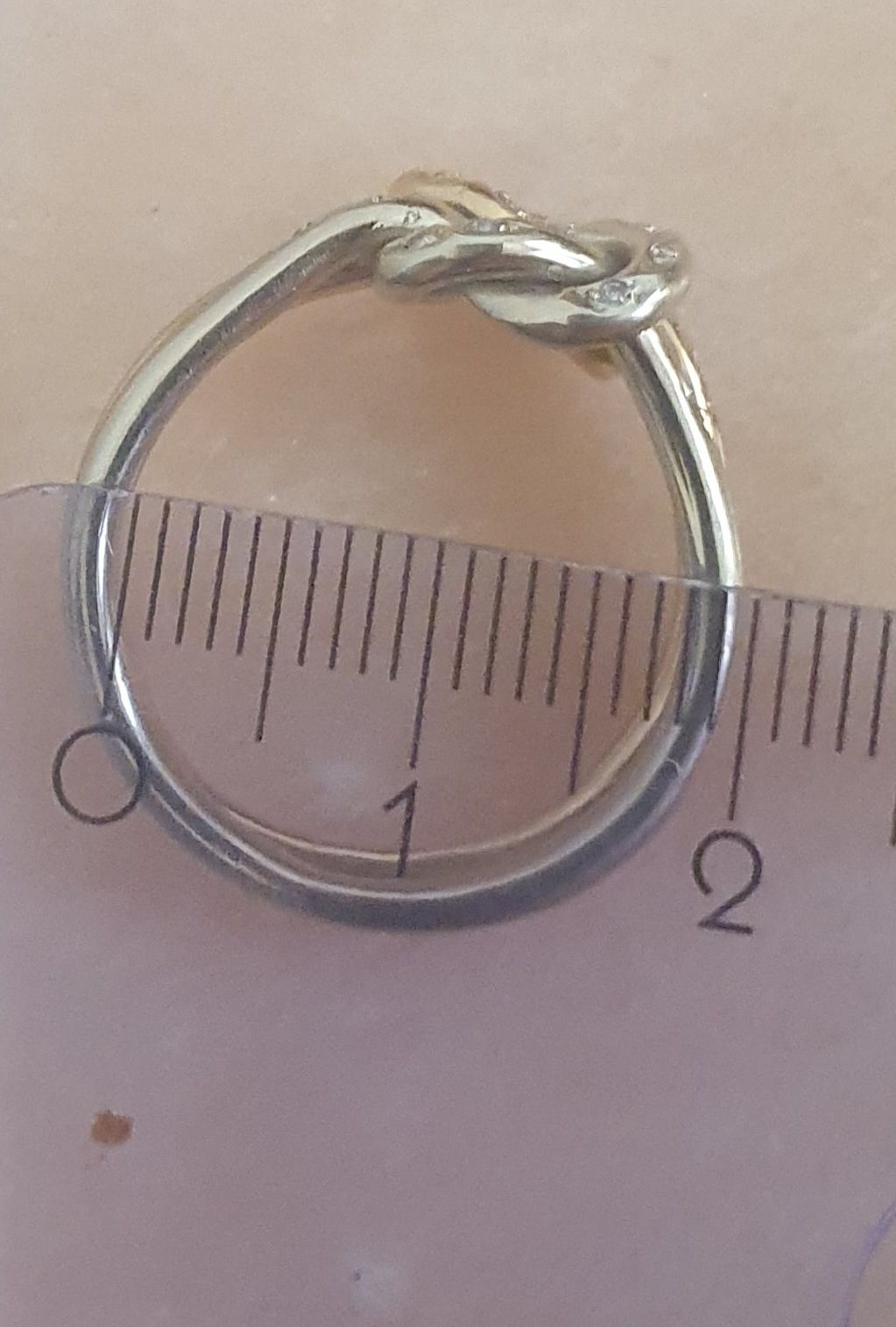 Anel vintage deslumbrante ouro 19.2 quilates