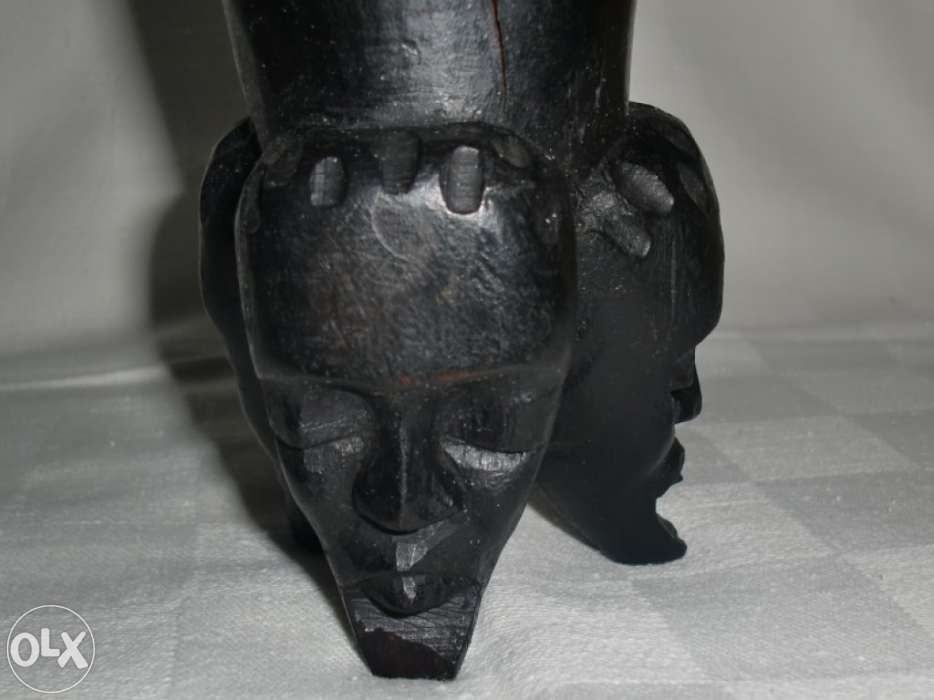 Cinzeiro Pau Preto Arte Africana