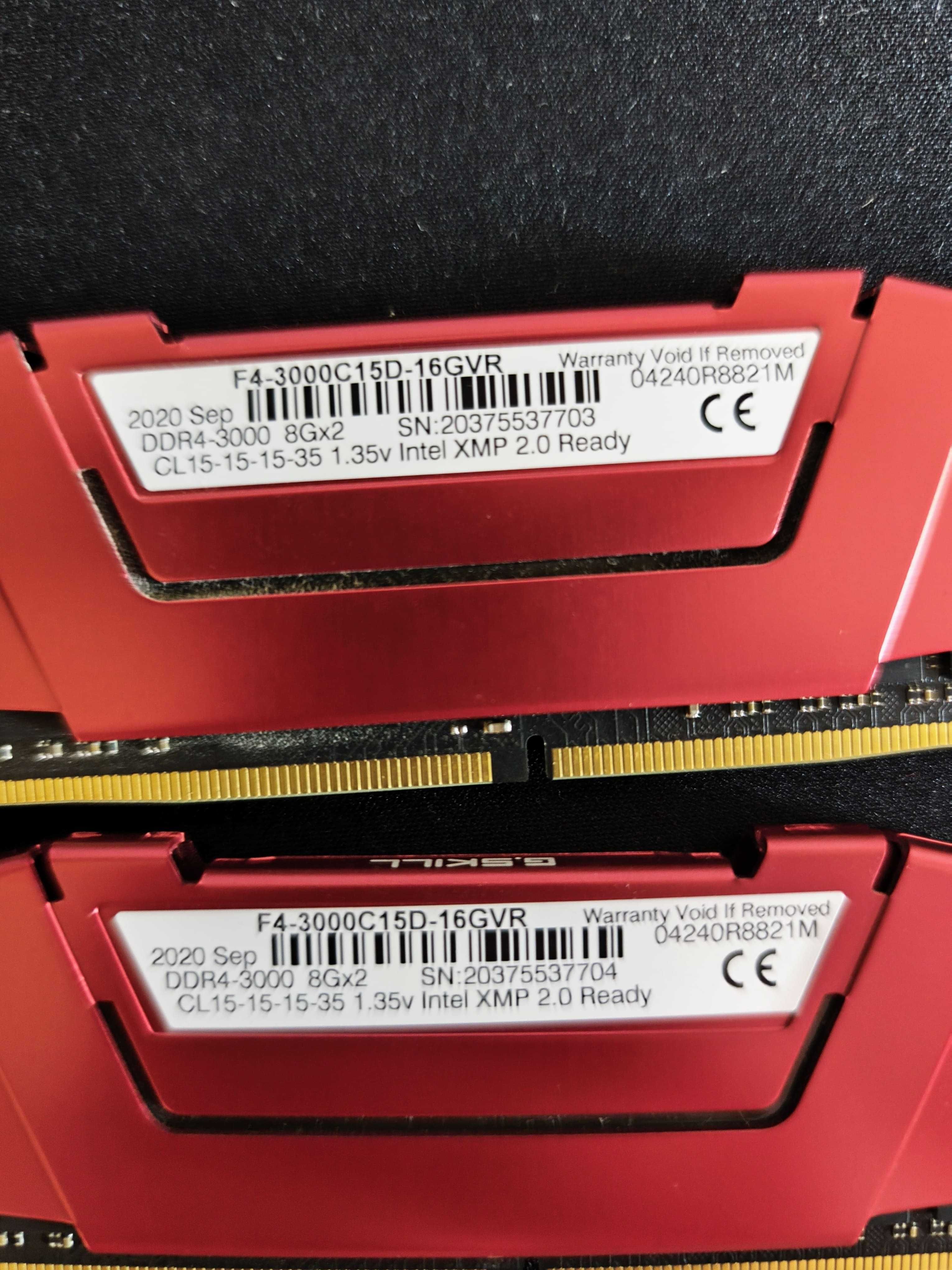 Pamięć G.Skill Ripjaws V, DDR4, 16 GB, 3000MHz, CL15