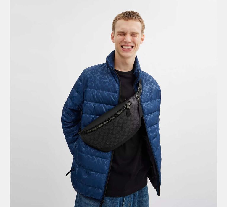 Coach Warren Belt Bag In Signature Canvas