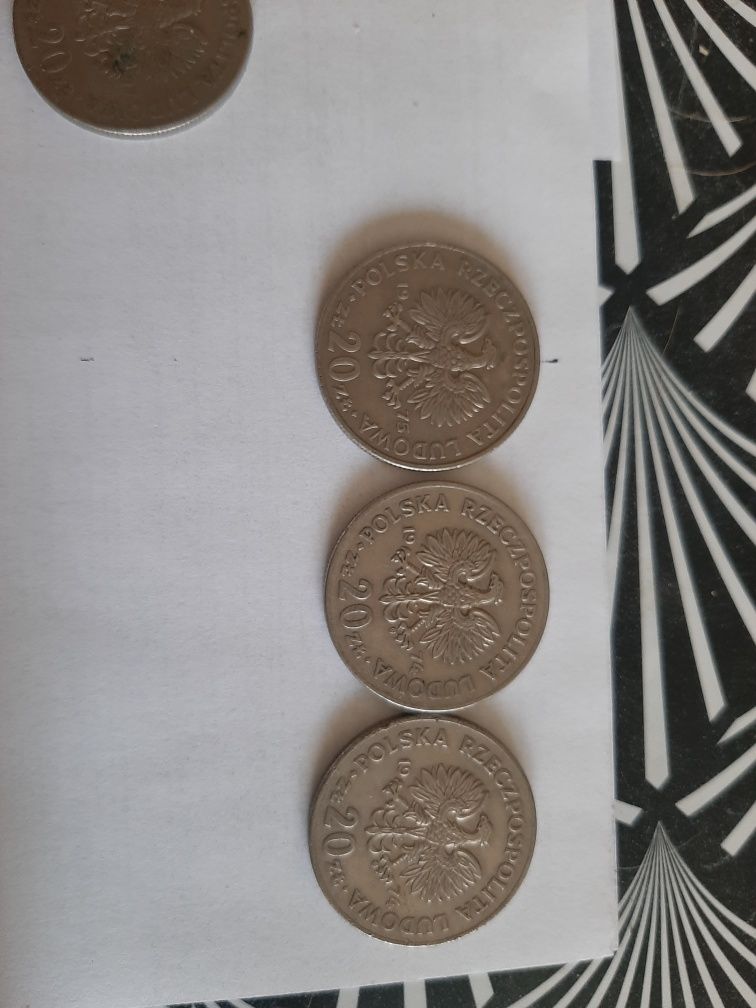 20 złotych PRL Marceli Nowotko 1974,1975,1976,1977