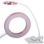 Lampka biurkowa 24 LED na USB 2 barwy światła z klipsem