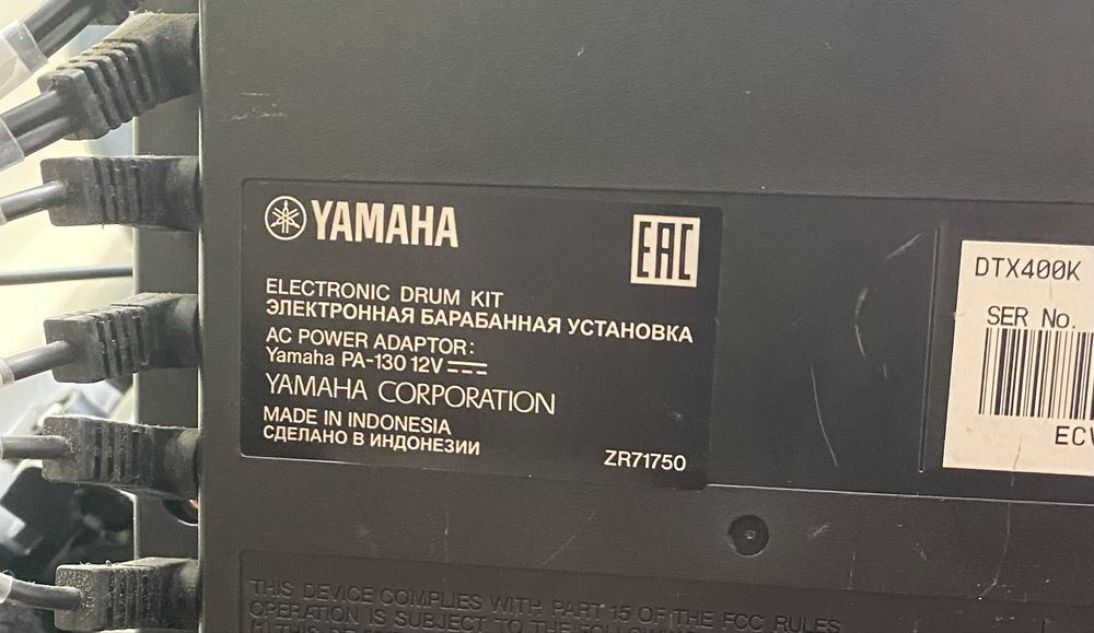 Bateria eletronica dtx 400k