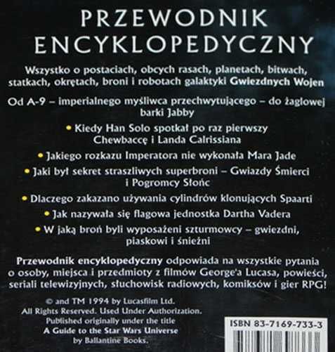 Star Wars Przewodnik Encyklopedyczny po Gwiezdnych Wojnach Amber