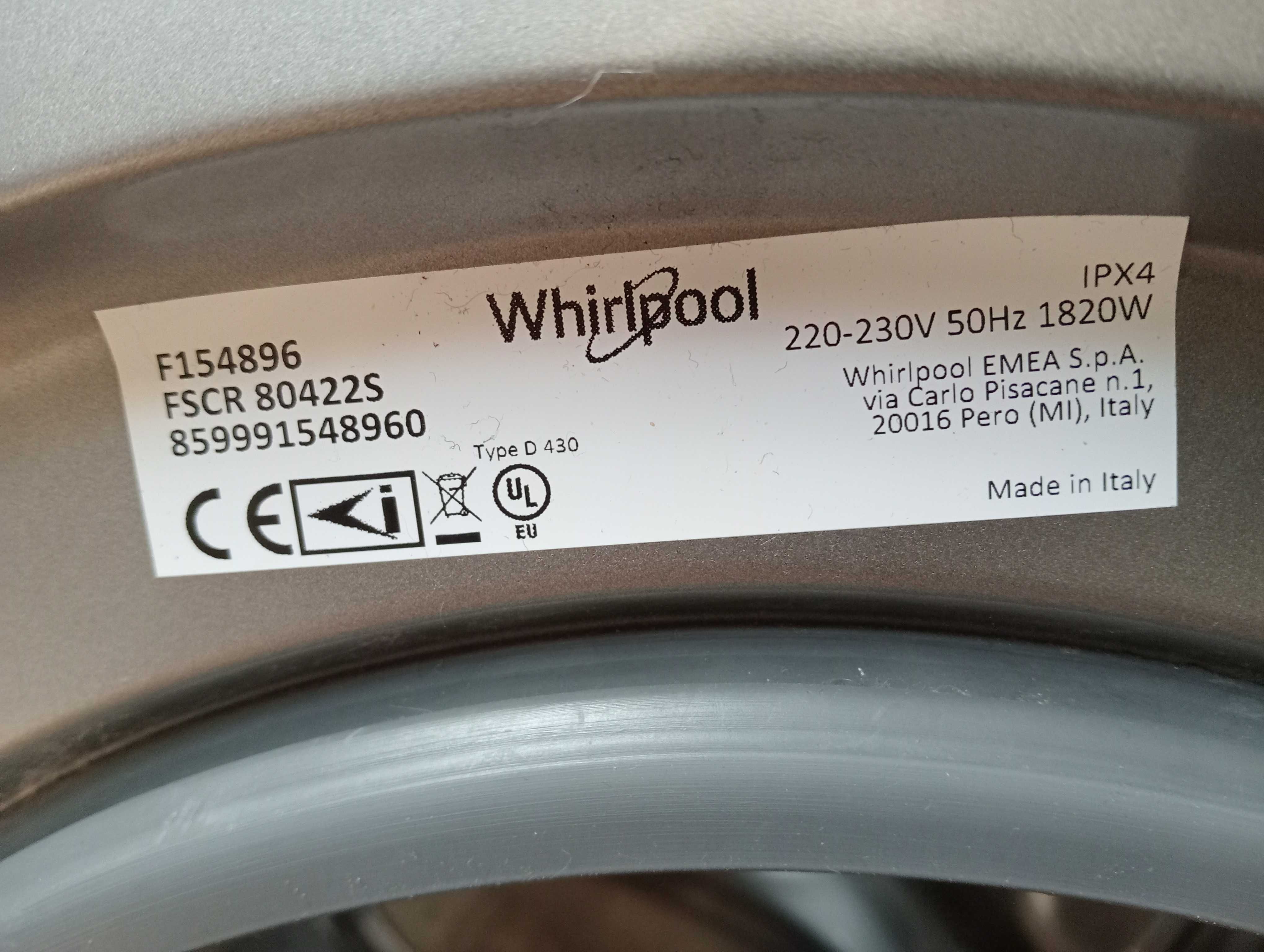 Maquina de Lavar Roupa Whirlpool para peças