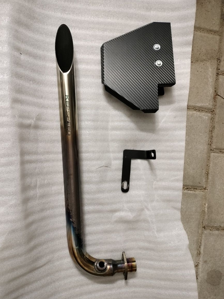 Tłumik wydech Romet Pony Mini 50 125 Skyteam drag pipe