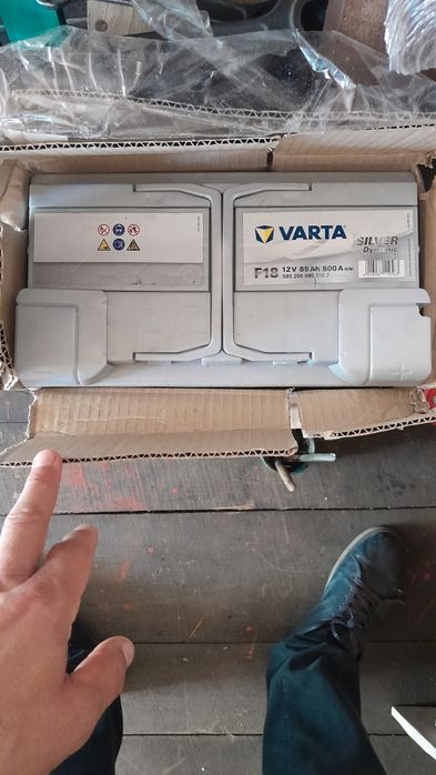 Акб 85АН, пускові800а,варта