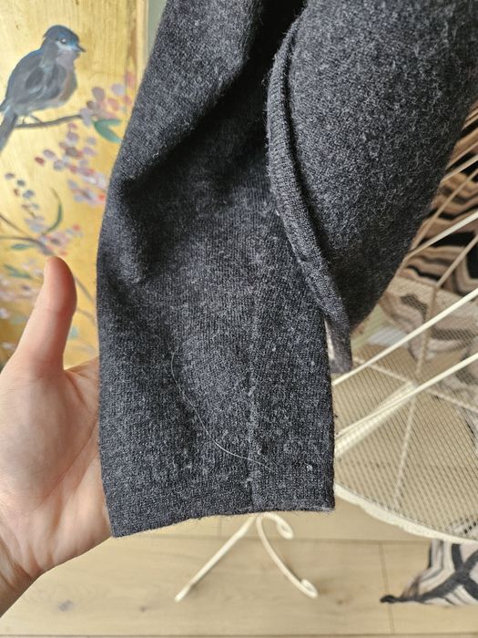Jesienno zimowy kardigan damski welniany 100% Wełna Merino L/XL