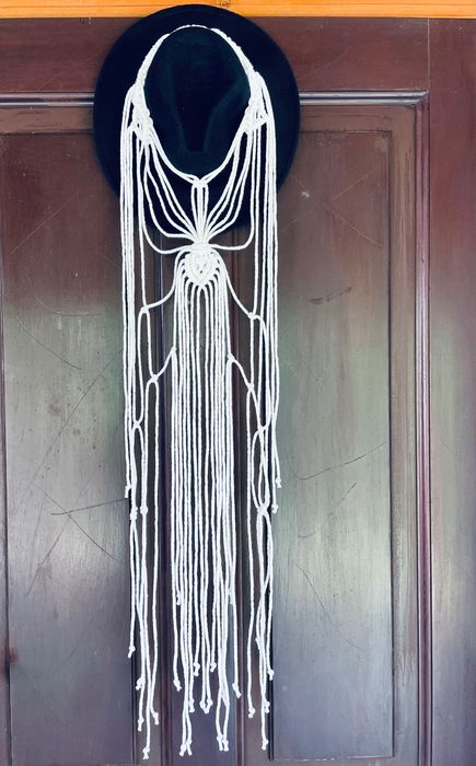 Welon ślubny wianek Boho na ślub wesele panieński lub na Komunię