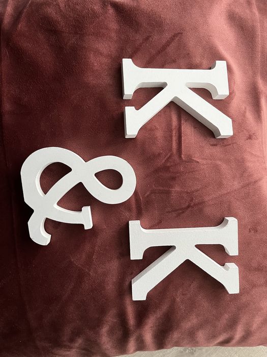 Drewniane literki K i K