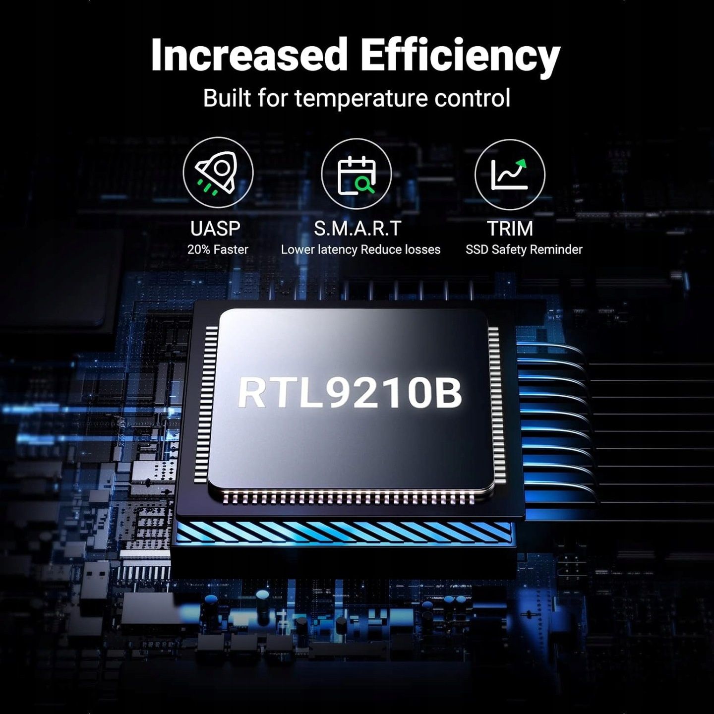 Czytnik Adapter Kieszeń Obudowa Dysku do 8T SSD M.2 NVMe SATA 3.2 UGRE