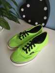 Buty VANS neon green neonowe zielone rozmiar 35