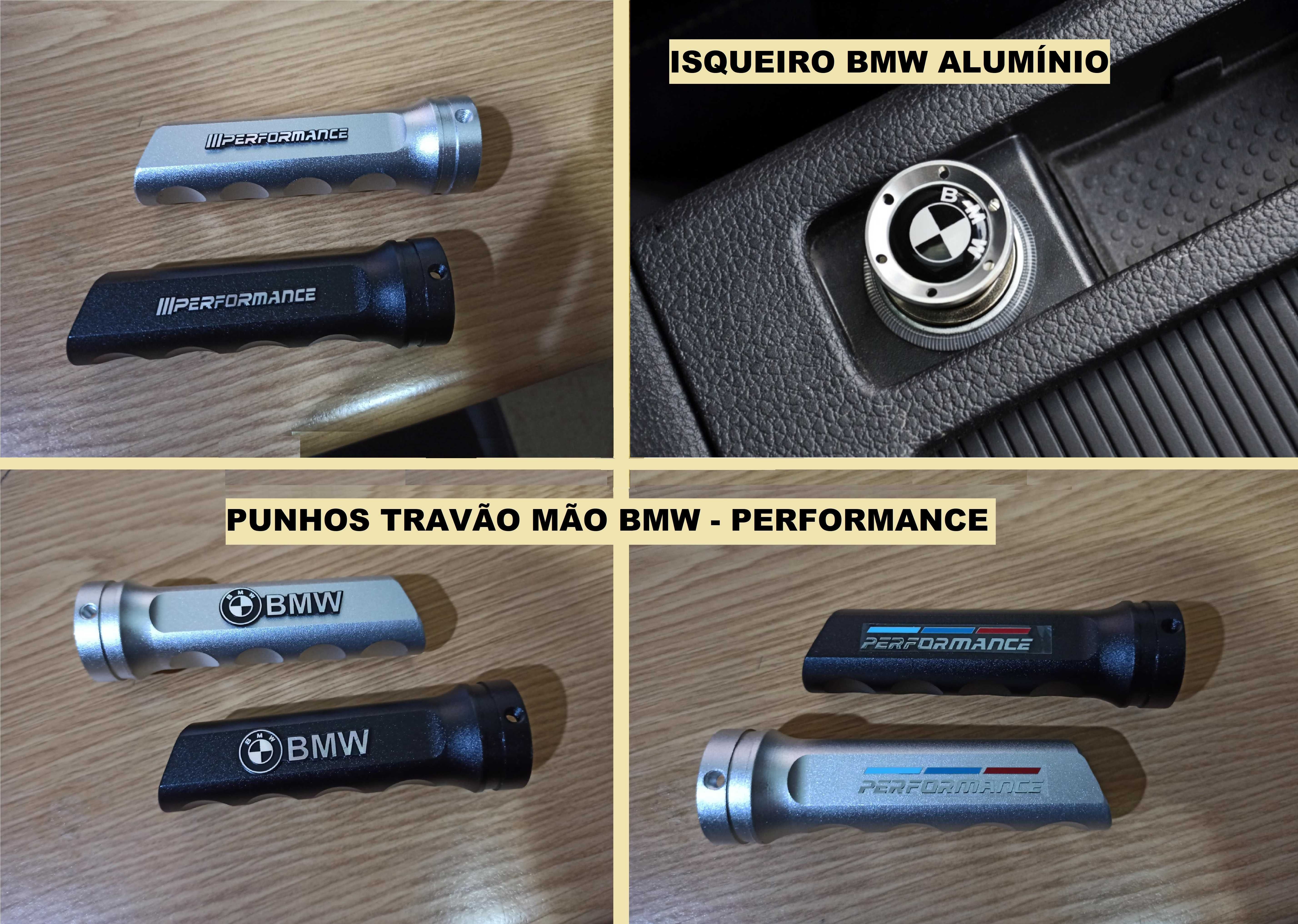 Punho travão de mão BMW Performance | Isqueiro BMW ALUMÍNIO