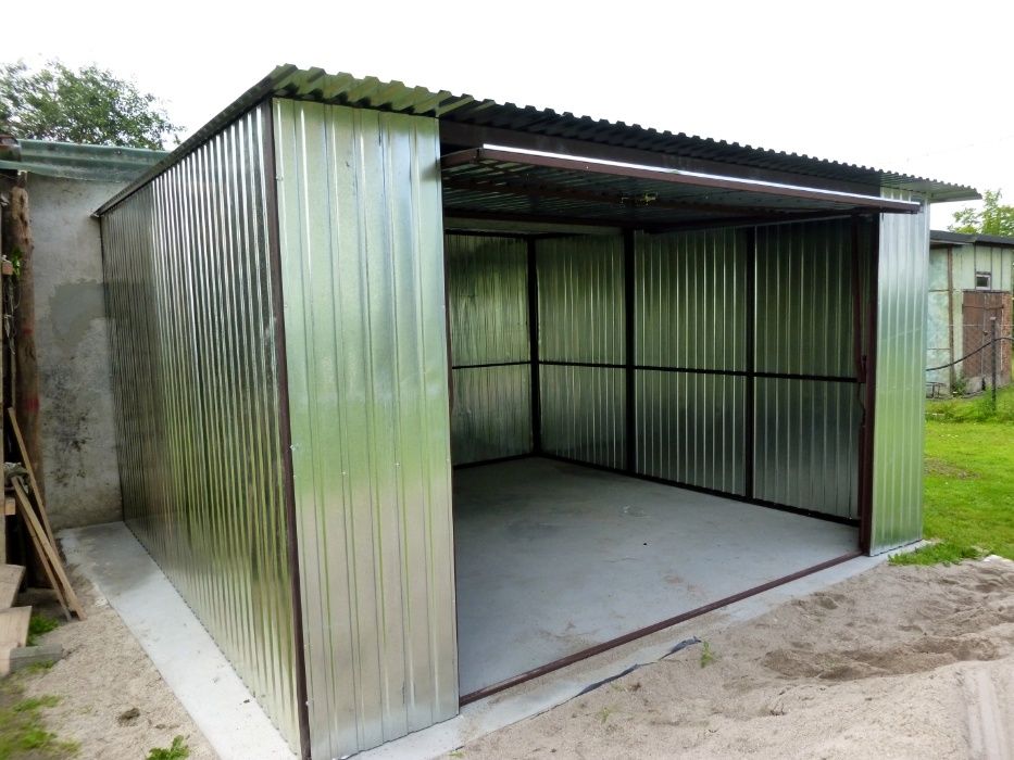 Garaż blaszany 4x6 ocynk Transport Montaż Gratis całe woj. śląskie