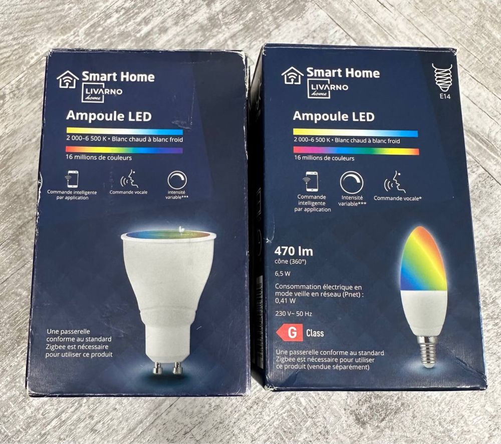 Розумна світлодіодна лампа Zigbee Smart Home