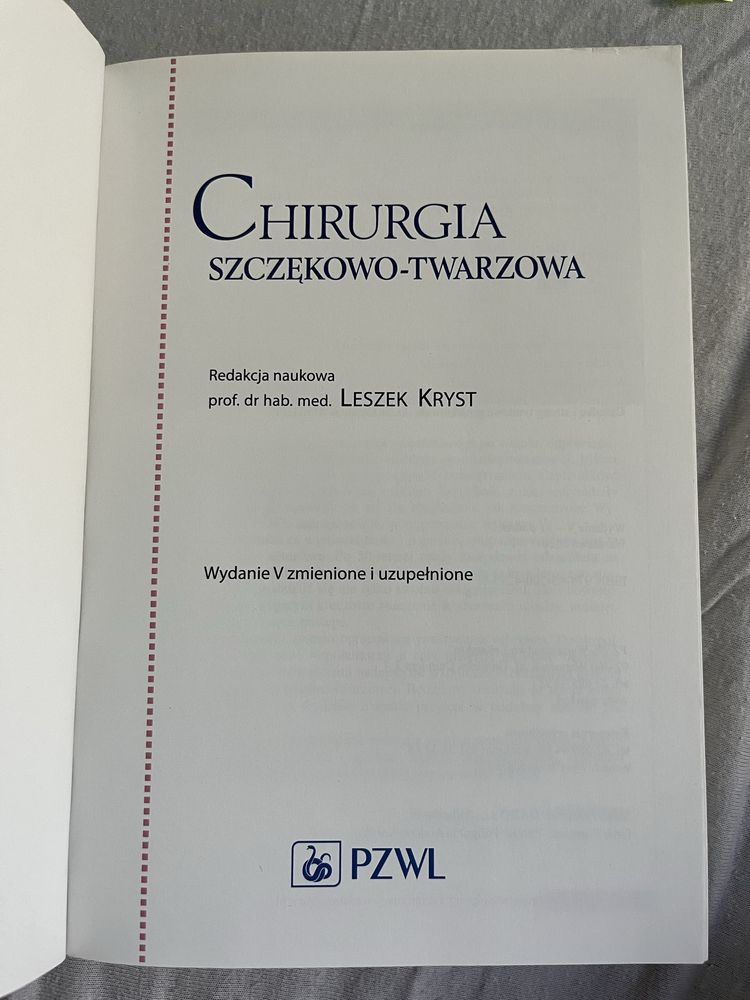 Chirurgia Szczękowo-Twarzowa Leszek Kryst 2020