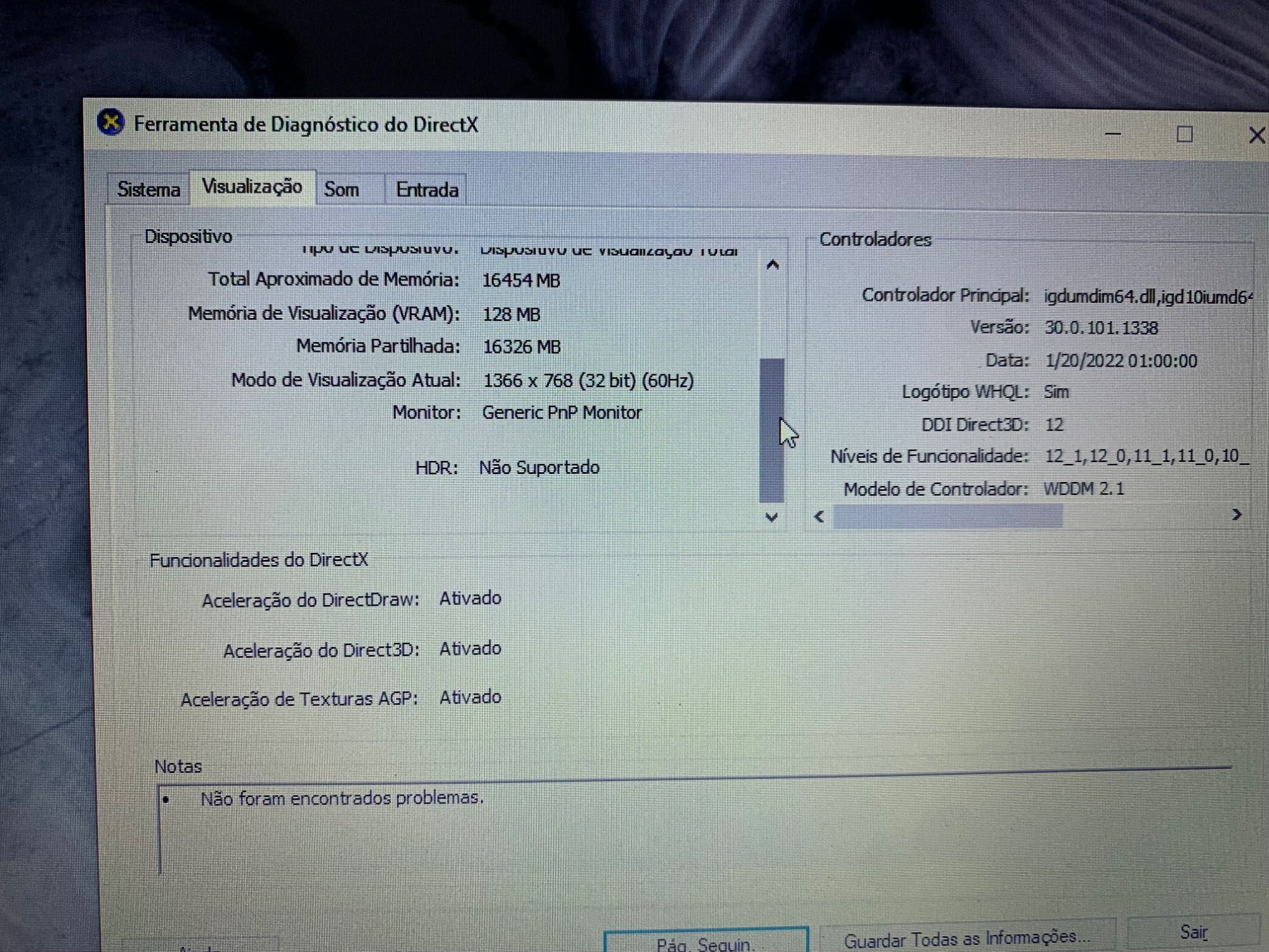 Notebook Dell Latitude I5 6 -Geração 12.5” HD