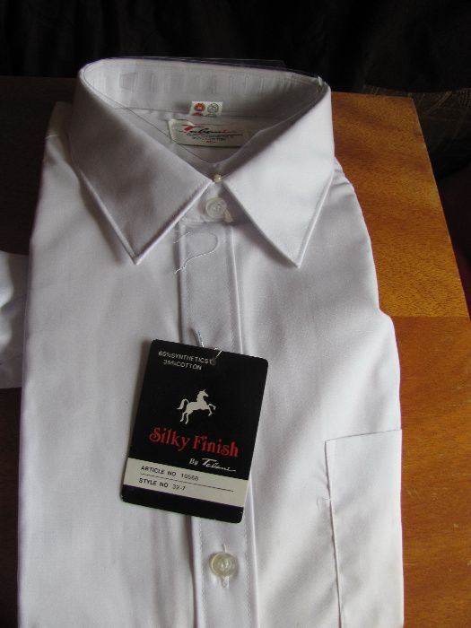 Белая мужская сорочка воротник 40 Паккистан Новая