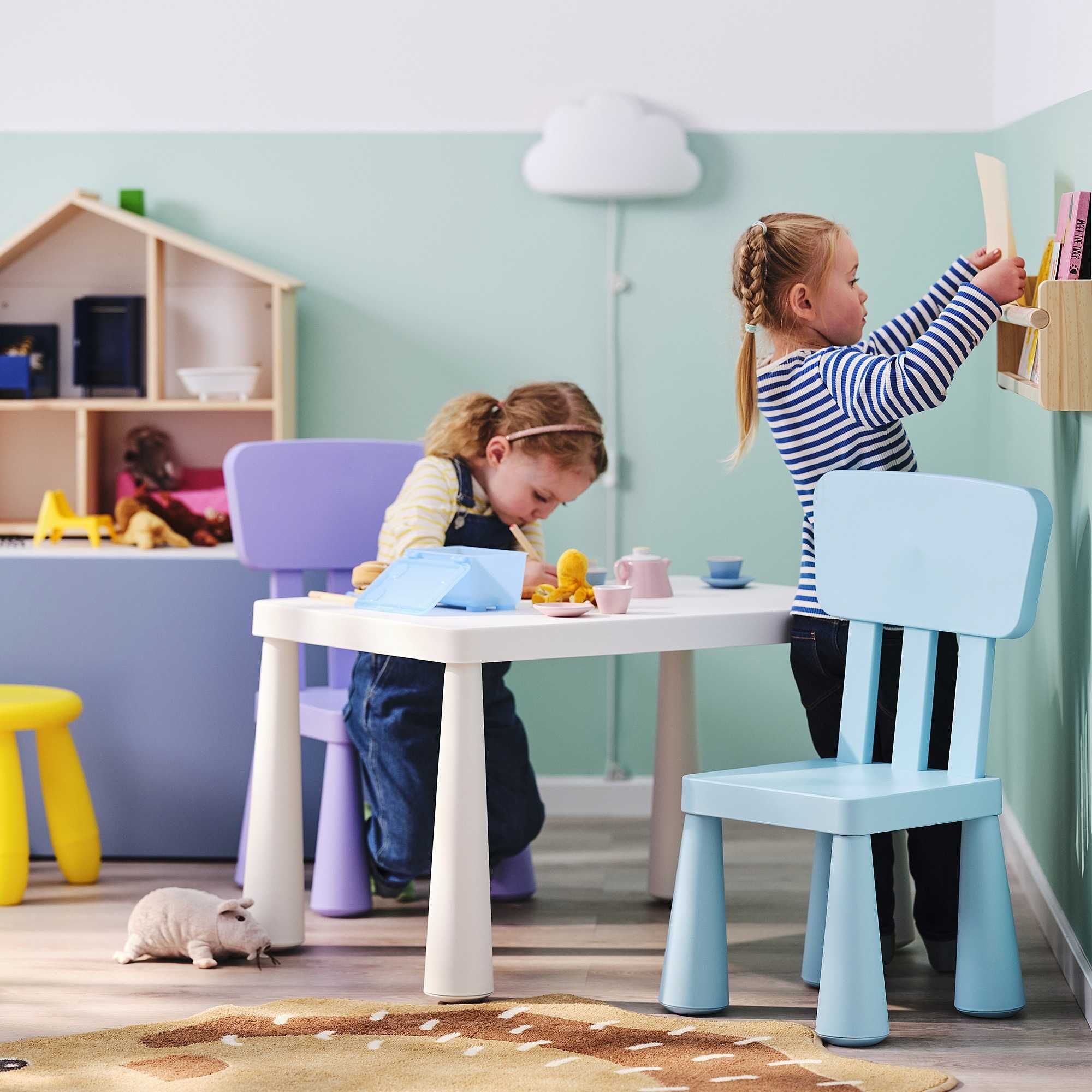 детская мебель Ikea Mammut  набор детский стол+стул дитячий стіл