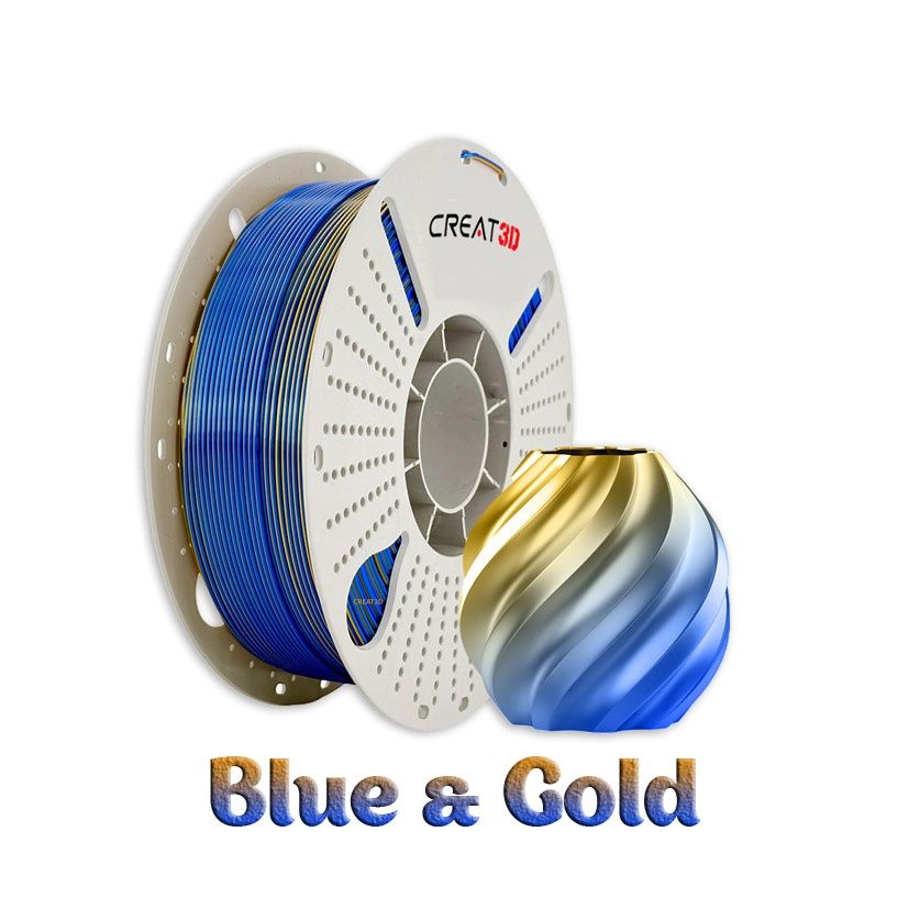 PLA пластик для 3Д друку ,CREAT3D,PLA Silk,1.75 mm,1кг