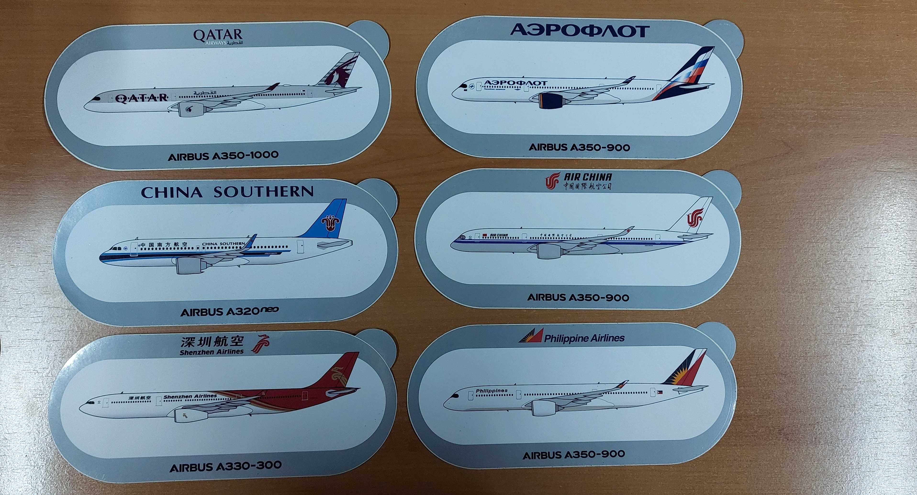 Lotes Autocolantes Boeing Airbus 01 (Varias fotos)