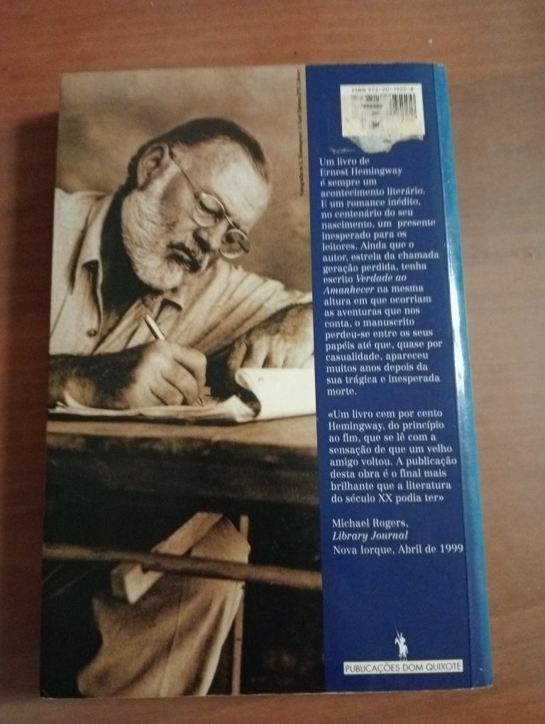 Ernest Hemingway última obra