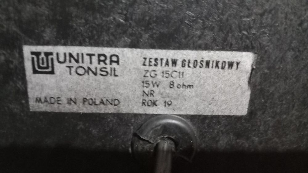 Zg15c11 unitra tonsil  jak nowe