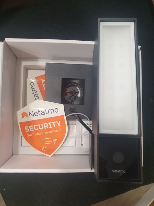 Câmera smart outdoor 1080p aluminio preto -NETATMO