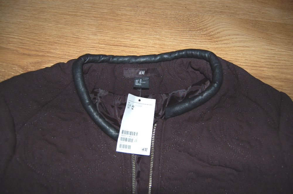 NOWA kurtka pikowana H&M rozm M wiosna jesień