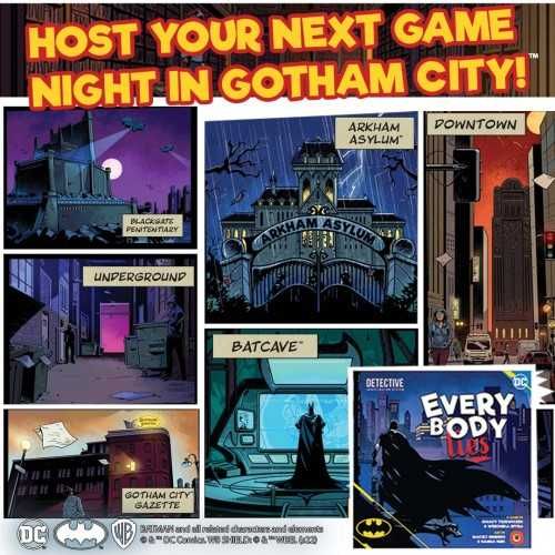 Gra planszowa Batman: Wszyscy Kłamią  | nowa w folii | na paragon
