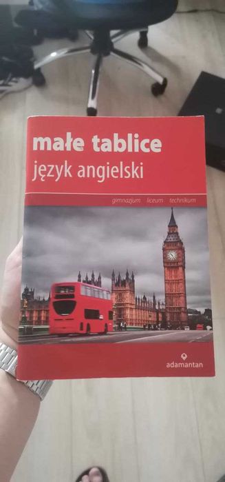 Język angielski, małe tablice