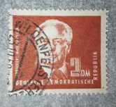 Znaczek pocztowy Niemcy, DDR Mi 254. Kasowany, 1949 r.