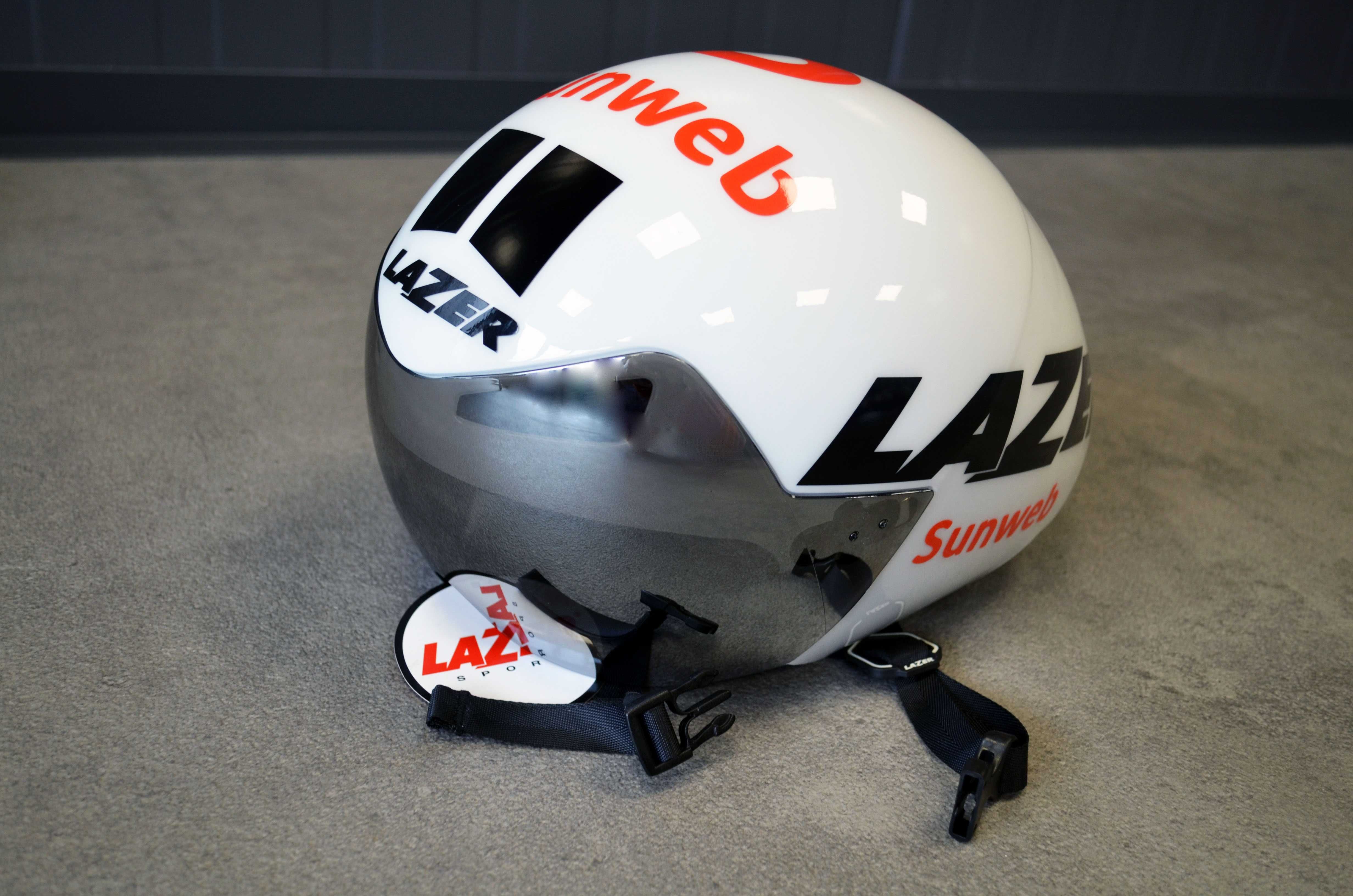 Kask LAZER VICTOR sunweb biały